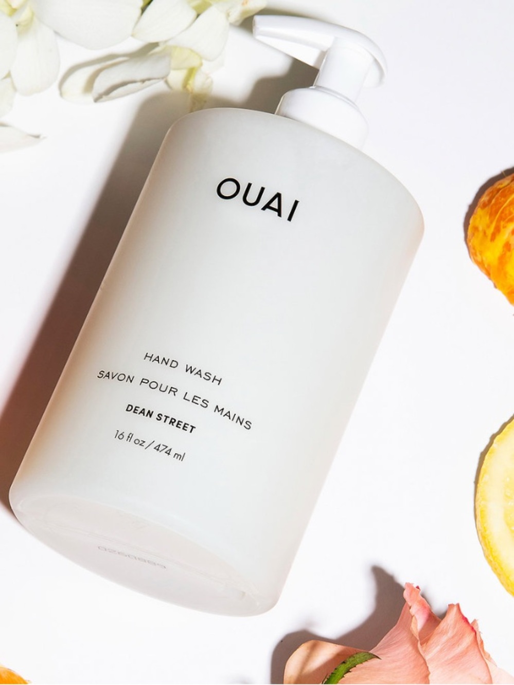 OUAI -Dean Street scent-Pump Hand Wash Cream Soap Bottle-16oz.  NEW never used